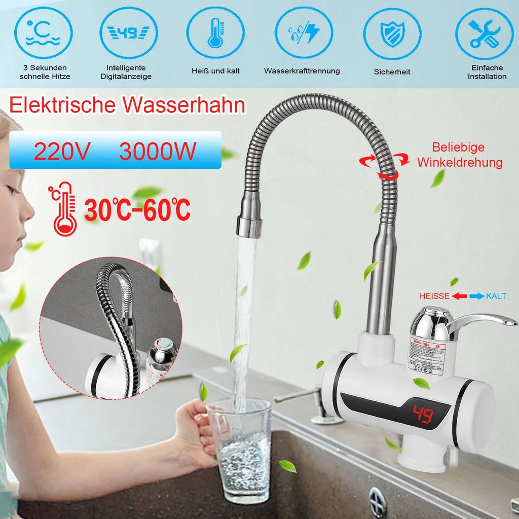 Električna slavina za toplu vodu - Instant grijač 3000W