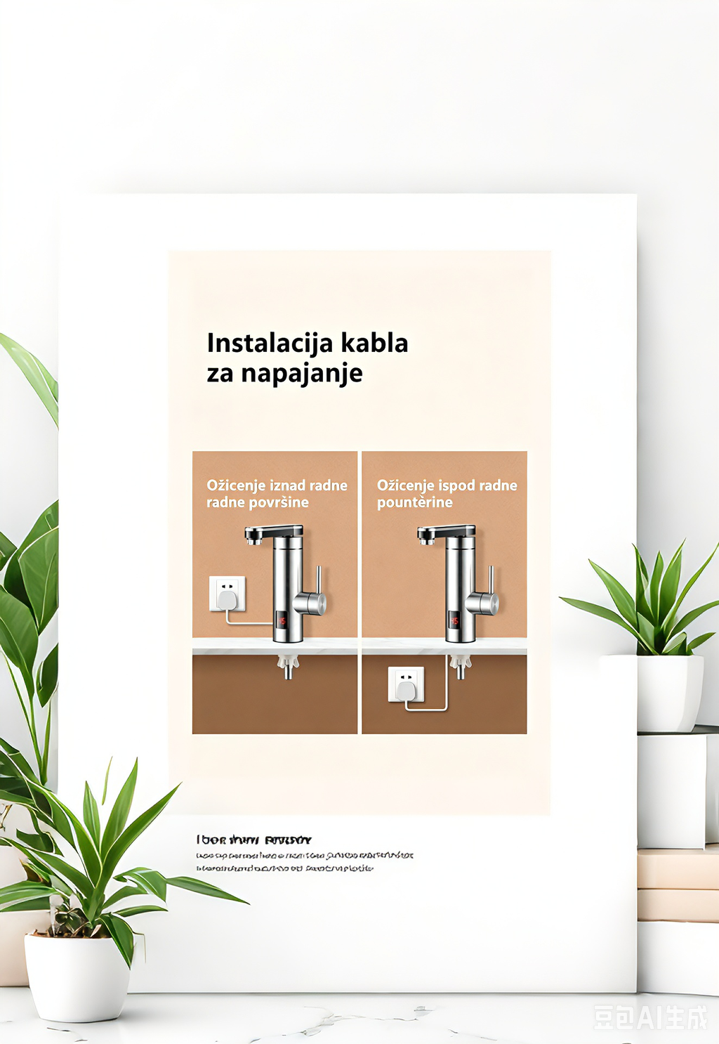 Električna slavina za kupatilo sa instant grejanjem 3300W | Topla i hladna voda