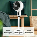Ventilator za Cirkulaciju Vazduha – Podni i Stolni, 50W, Tihi Rad