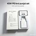 45W USB-C PD Zidni Punjač za Brzo Punjenje – Laptop, Telefon, Tablet