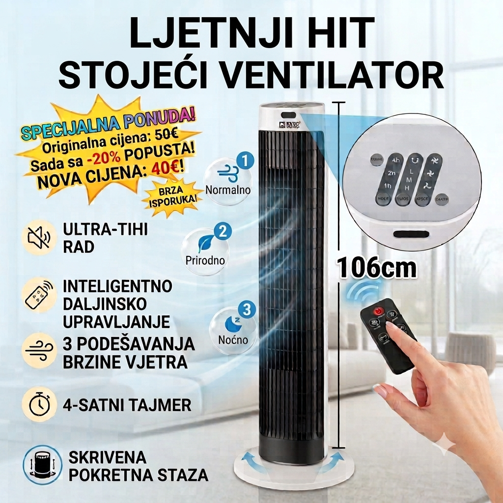 STONI VENTILATOR ZA CIRKULACIJU VAZDUHA