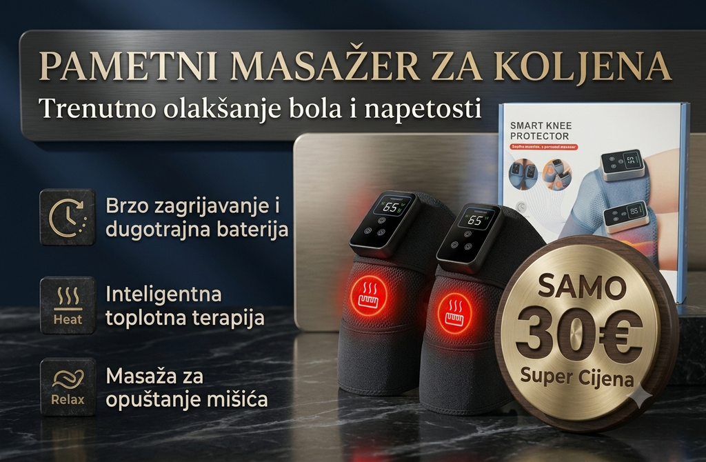 Pametni višenamjenski masažer za zglobove (Koljena, i Laktove)