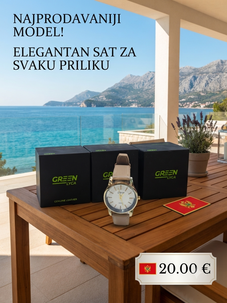 Green Lyca Elegance: Najprodavaniji model sata za svaku priliku- samo 20.00€