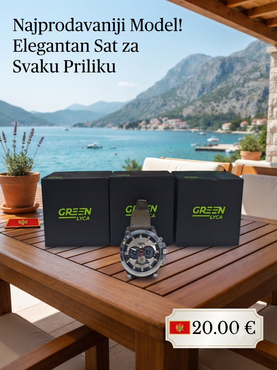 Green Lyca Elegance: Najprodavaniji model sata za svaku priliku- samo 20.00€