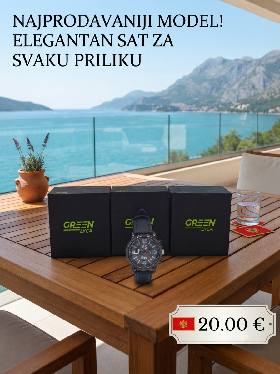 Green Lyca Elegance: Najprodavaniji model sata za svaku priliku- samo 20.00€