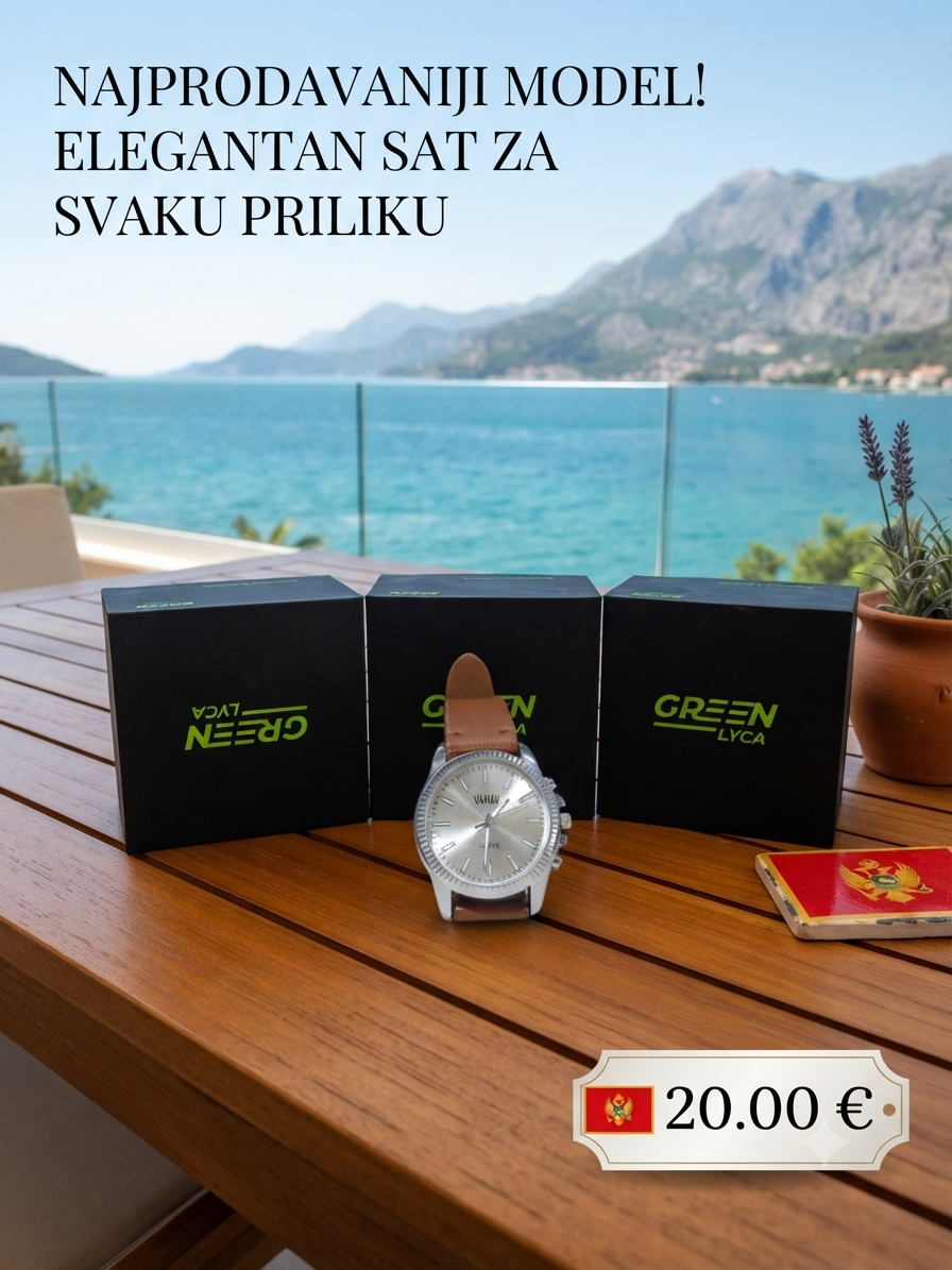 Green Lyca Elegance: Najprodavaniji model sata za svaku priliku- samo 20.00€