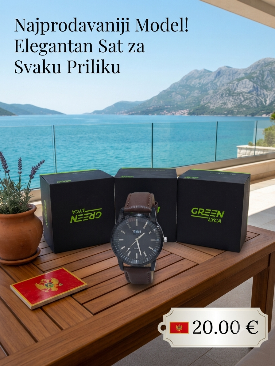 Green Lyca Elegance: Najprodavaniji model sata za svaku priliku- samo 20.00€