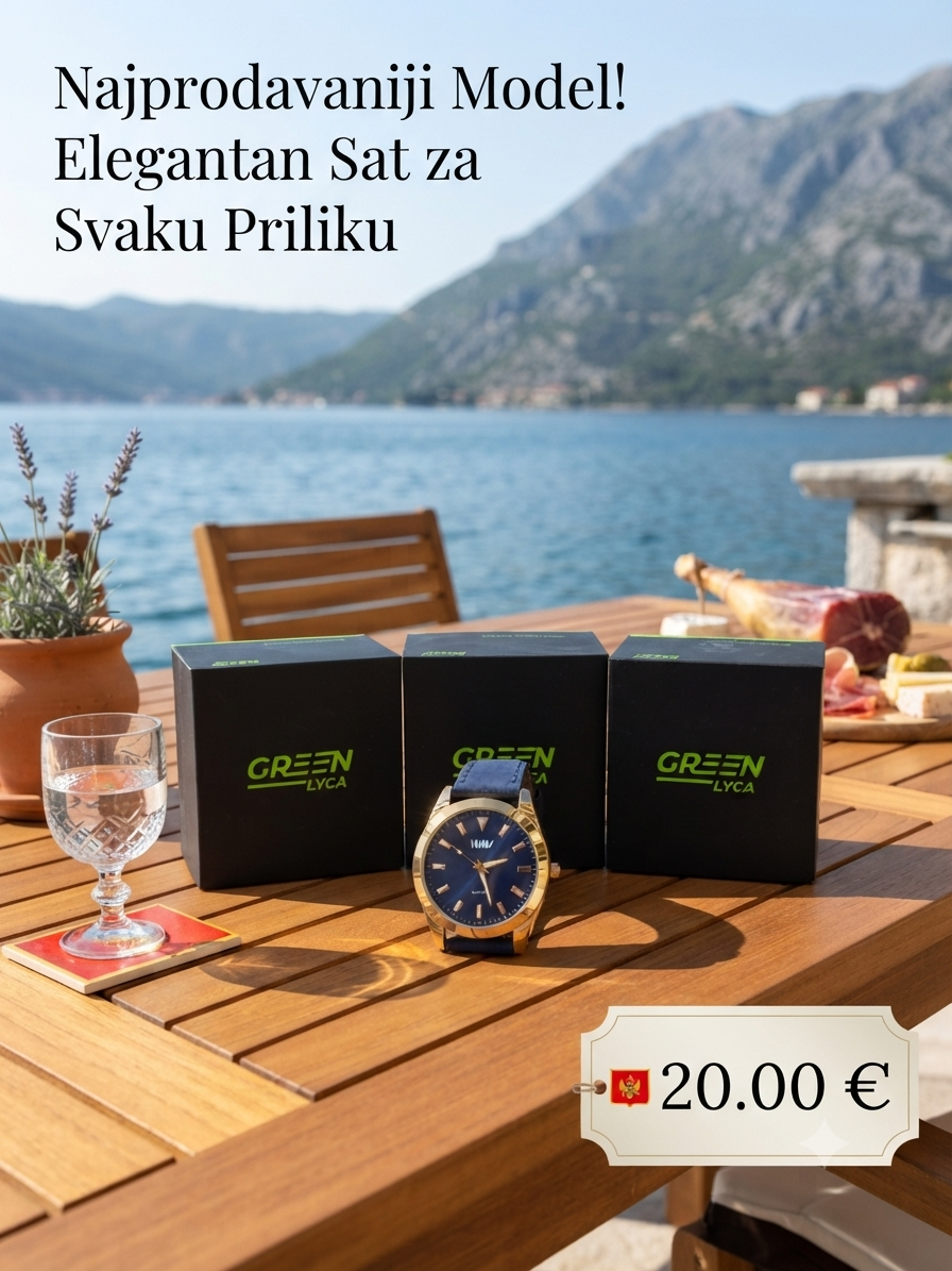 Green Lyca Elegance: Najprodavaniji model sata za svaku priliku- samo 20.00€