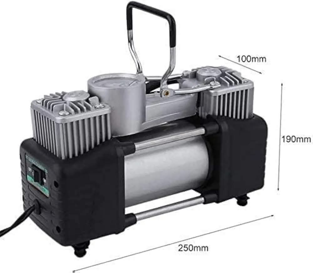 Auto kompresor 12V 2 cilindra - Profesionalni kompresor za gume 85L/min