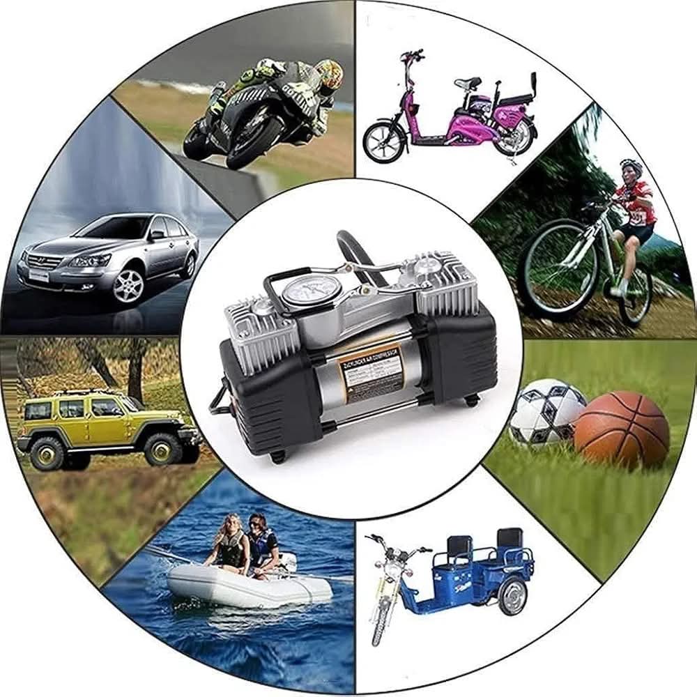 Auto kompresor 12V 2 cilindra - Profesionalni kompresor za gume 85L/min