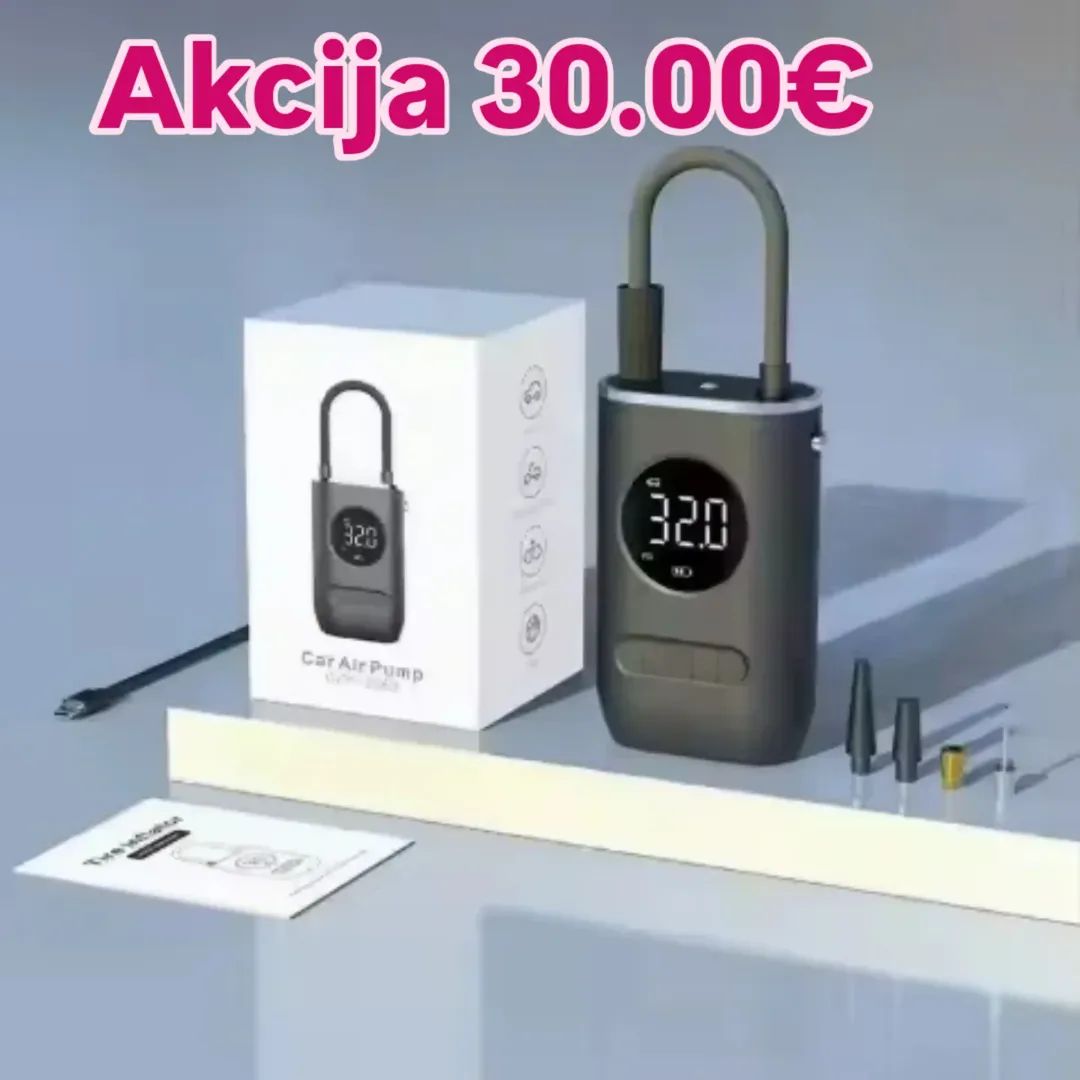 Pumpa Mi Prenosivi Kompresor - Digitalni Auto Kompresor 150 PSI