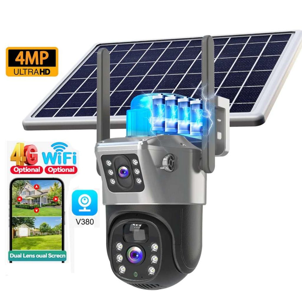 Solarna kamera s dva sočiva 1080P