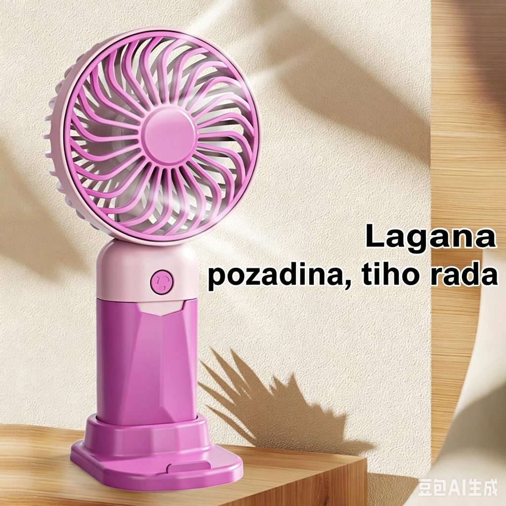 prenosivi ventilator za putovanja i hlađenje 3 brzine 1+1 Gratis