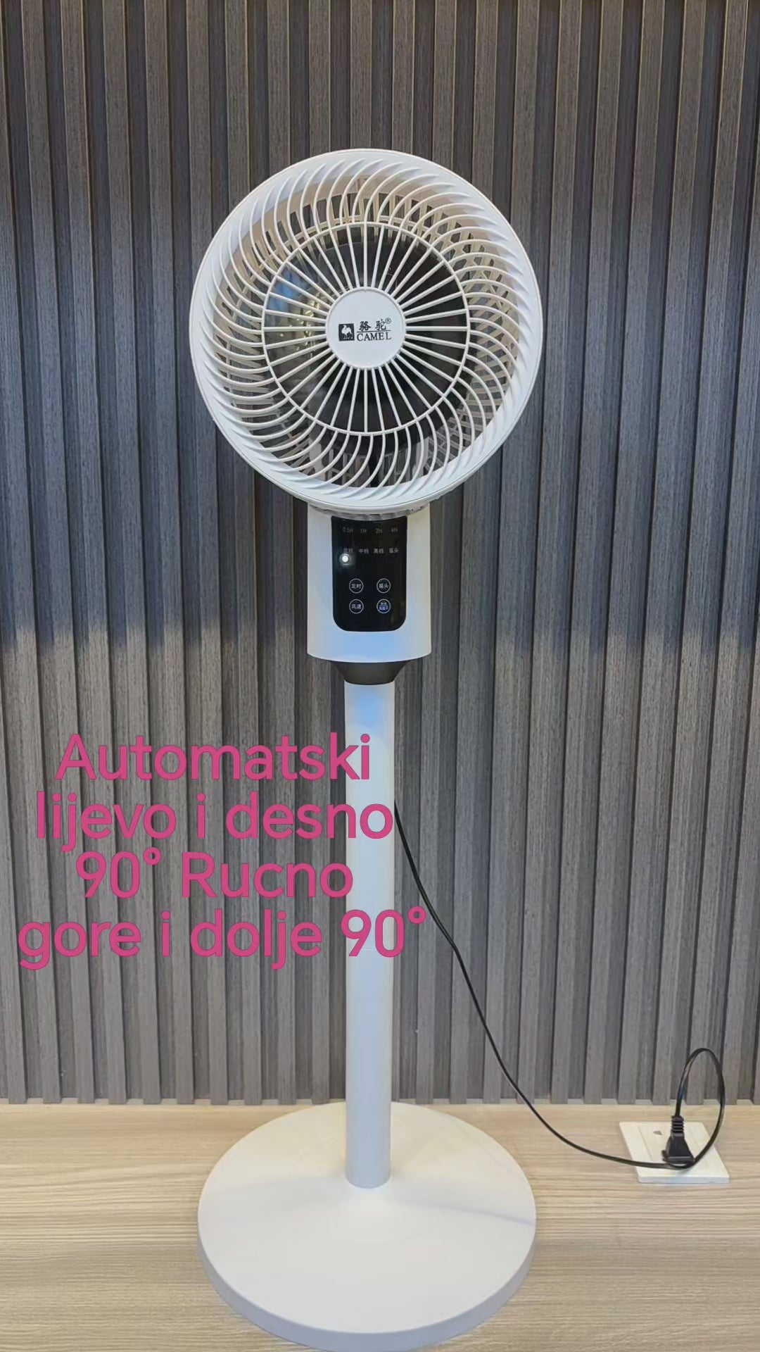 Ventilator za Cirkulaciju Vazduha – Podni i Stolni, 50W, Tihi Rad