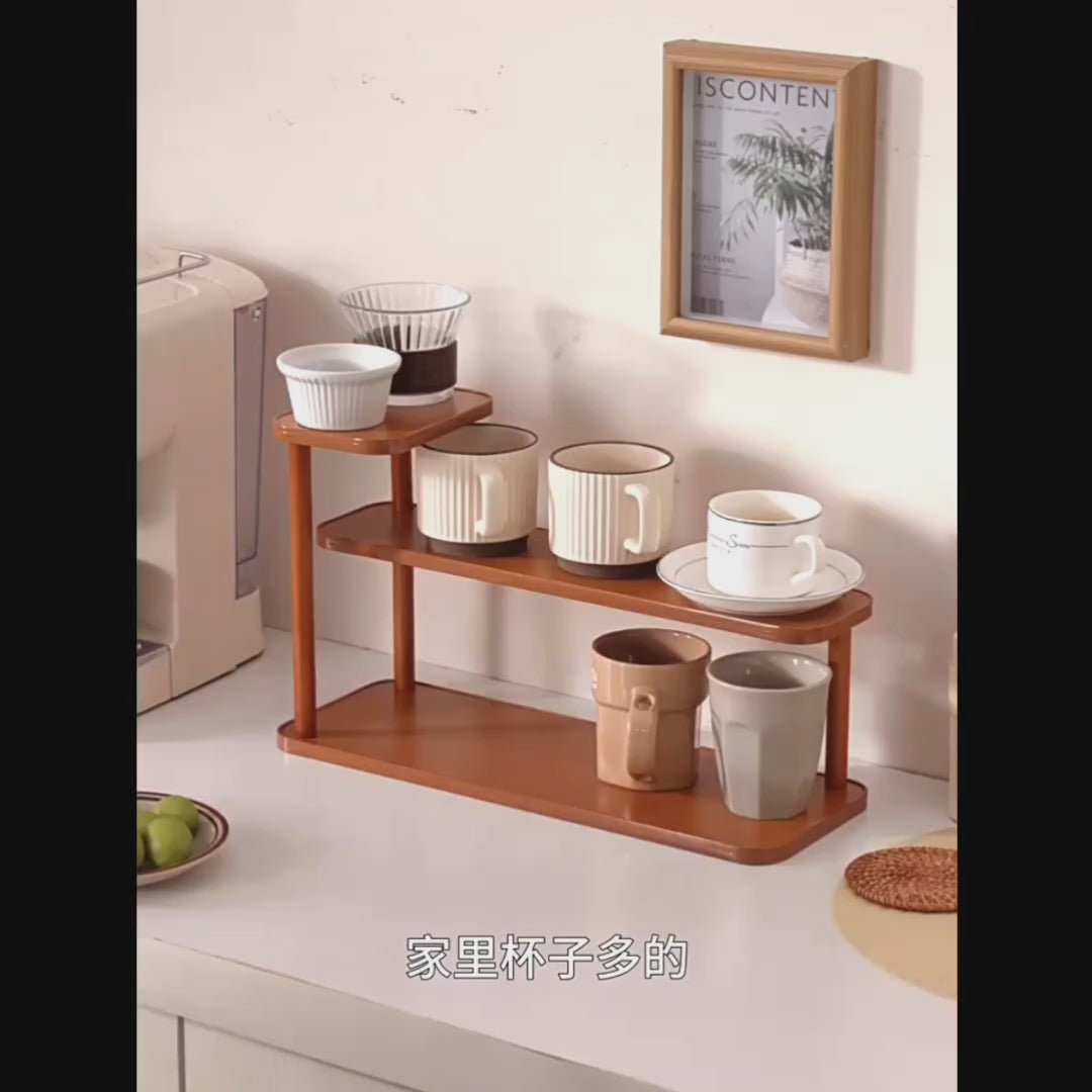 Moderna polica za šolje i začine – Organizujte svoj kutak za kafu! ☕